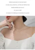 Collier pendentif rond en argent zircon pour femmes mode colliers ras du cou bijoux fins