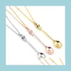 H￤nge halsband h￤nge halsband h￤ngsmycken smycken droppleverans 2021 charm liten med kronhalsband kreativa mini l￥nga l￤nksked otwio