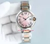 女性のためのクラシックスーパーTWF高品質の時計マルチスタイルSapphire Cal。 8215自動ムーブメント33 mmダイヤル316 Lスチール2トーンストラップファッション女性の腕時計
