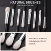 메이크업 도구 Beili 15pcs No Professional Brushes Set Natural Synthetic Hair Eye Shadow 눈썹 블렌딩 아이 라이너 메이크 업 221028