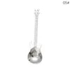 Spoons Stirring Spoon Guitar Shape Stainless Steel Coffee Teaspoon Cake Ice Cream Scoop Kit Tableware Drop Delivery 2022 Smtph