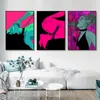 Peinture sur toile abstraite romantique amant affiches sexy femme nue corps art affiche mur cuadros photo bar chambre décor à la maison sans cadre