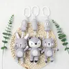 Stroller Parts Baby Mobile Rattle Pushchair Pram Pendant Bed Bell Cartoon Animal Doll Infants Crib Hanging Education Toy