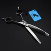 Sax SHARS 7inch Pet Grooming Curved Thunning Dog Cat Hair Cut Hairdressing Shear Clipper Professional Fine Toothed Teeth 221028