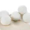 Bolas de l￣ de l￣ reutiliza Bolas de lavanderia premium Reduzes est￡ticas de tecido de tecido natural ajuda a lavanderia seca mais r￡pida DH98