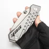 Heavy Folding Knife Rogue Shark SCK Tactical Hunting Outdoor Equipment Thickened Strong S35VN Blade Titanium Handle Practical EDC Custom Survival Tools