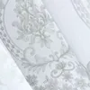 カーテンホワイト刺繍されたシアーチュールカーテンリビングルームベッドルームヨーロッパ窓上映オーガンザファブリックブラインドドレープ