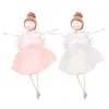 Kerstdecoraties boom ornament Exquisite Net garen pluche ballerina meisje poppen hanger Jaar 2022 decoratie nobel