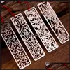 Bookmark Desk Aksesuarları Ofis Okulu Malzemeleri Business Endüstriyel 1 PC Sevimli Vintage Bookmarks Creative Hollow Metal Kitap M otvic