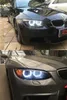 Bilstyling för BMW E92 Strålkastare 2006-2012 E93 Strålkastare 330i 335i DRL HID HEAD LAMP ANGEL EYE BI XENON REAM ACCIORTORSER