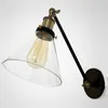 Wandlamp moderne indoor lichten badkamer antieke glazen sconce keukenbar industriële kroonluchter verlichting zwarte led