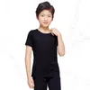 Stage Draag Moderne Latin Dancing Practice For Boys Child Dance Topbroeken Pak Wit Zwart kostuumjongen training kleding