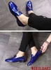 Dres Shoe Spring Autumn Men Dressing Shoe Casual Lacquer Loafer Luxury Tassel Rivet Wedding Party Male High Heeled Shoes 220723