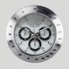 Luxury Art Watch Shape Wall Clock Metal Arvurklockor med tyst mekanism för Home Decortaion Gift X0726