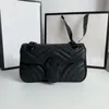 22S Marmont Women Luxurys Designers V￤skor 446744 REAL LￄDER HANDSVￄGS Kedja Kosmetisk Messenger Shopping Shopping axelv￤ska Totes Lady Wallet Purse Box