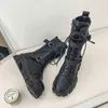 Women Boots Buty butów but nowe koronkowe botki damskie damskie palce luksusowy projektant płaski obcasy lolita med mody sportowy 0709