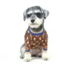 معطف كلب كلاسيكي كبير بتصميم كلاسيكي ملابس شتوية دافئة محبوكة سترة للقطط والحيوانات الأليفة ملابس أزياء للكلاب الصغيرة إكسسوارات هدايا عيد الميلاد الخاصة