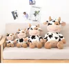 Peluche vache à lait 30-50cm, jouet mignon, bétail Kawaii, animaux en peluche, poupée créative, cadeau d'anniversaire et de noël pour bébés enfants