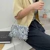 أكياس مسائية ترتر الذهب بالخرز أكياس كروس البناء للنساء 2022 New Party Clutch Ladies Small Counter Handbags ومحفظة 220623