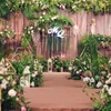 Décoration de fête fer forgé arc décor accessoires de mariage hexagone étagère scène cadre fond jardin métal fleur support