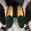 Kl￤dskor m￤n skor dagliga skor loafers fast f￤rg faux mocka retro klassiker