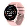 Yezhou2 OEM 1,3 tum rund ribbad Display Smart Watch Heart Rate Blood Pressure Sports Kvinnor Watch Ring