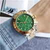 Orologio Daytonass Luxury Designer Cronografo da uomo Orologio da polso multifunzione in acciaio inossidabile Sj f Orologi da uomo Funzione completa con calendario Moda Timing 6GZV