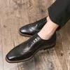 Dres Shoe Marine Pretty Uniform Men Shoe Navy Officer Murder British Men Suit Formal Leather Brown 220723