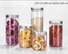 Plastic Empty Bottles 7 10 12 16 OZ Food Cans Seasoning Containers 200ML 300ML 400ML Transparent Jar