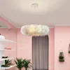 Pendelleuchten Nordic Postmoderne Feder Kronleuchter Lichter Warme Romantische Led Glanz Wohnzimmer Schlafzimmer Mädchen Kinder