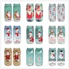 Chaussettes Nouvelle impression 3D Noël drôle hommes dessin animé Elk bonhomme de neige Santa Cat Sokken unisexe chaton cheville courte Noël famille Sox Drop Deliver Smtsw