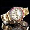 متعددة الوظائف مصمم الساعات الفاخرة Wristwatch Daytonass Men Chronograph Watches Starry Diamond Steel Band Fashion 7zhi