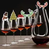 Dekoracje świąteczne 2022 Czapki 10pcs/Lot Champagne Glass Decor Party Home Ornament Rok Noel Navidad