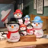 25/45 см рождественской фаршированная плюшевая игрушка снеговик кукол мультяжная подушка для детского новогоднего рождественского подарка домашний декор