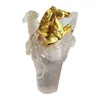 Lâmpadas de fragrâncias resina o queimador de cristal queimador arábico em forma de cavalo Liuli Censer Baser Base Handicraft Ornaments for Home Decor