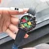 Orologio di design ruolo sei orologi di design orologio da polso Orologio da uomo casual di moda con spilla di lusso QU5WL