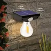 Outdoor Solar Wall Lights COB Bulb Control Motion Sensor Induction Waterproof Yard Corridor Garden Decoration Wall Lamp