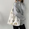 Avondtassen 3Colors vrouwen vest schouder grote capaciteit dieren honden canvas handtassen tote meisjes Korea ulzzang doek winkelen