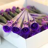 Greante floral falsa 30pcs Sabão Rosa Banho de flores artificial Casamento Dia dos namorados Dia Decoração de casa nórdica perfumada 221031