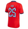 2022 Jerseys de fútbol Copa Mundial Sancho Rashford 2023 Inglaterra Kane Sterling Grealish National Team Kit Football Football