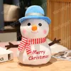 25/45 см рождественской фаршированная плюшевая игрушка снеговик кукол мультяжная подушка для детского новогоднего рождественского подарка домашний декор