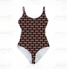 Muro di mattoni Stampa Costumi da bagno Hipster Imbottito Push Up Women039s Costumi interi Costumi da bagno Spiaggia all'aperto Nuoto Fasciatura Vacanze di viaggio W8544740