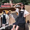 Ensembles de vêtements pour filles suspension à manches courtes T-shirt jupe Suit2022 Summer Teen A-Line Foravre 4-13 ans