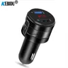 USB ChargerBluetooth FM Transmitter MP3 Player Handsfree Car Kit 3.1A Dual USB Charger Power Adapter For Car DVR Radio Car Accessories