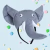 Bandanas Elephant Children Headband Animal Headwear Cosplay Hairdress Cartoon Decoratie