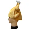 Plush Roasted Turkey Hats Spooktacular Creations Decor Hat Cooked Chicken Bird Secret For Thanksgiving Costume Dress Up Party SN24