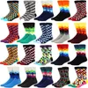 Socks Men clássico Men Casual Gentleman High Quality Color Puzzle