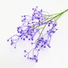 Fleurs décoratives 6 branche 4 Colorsgypsophile Fake Silicone Plante DIY Fleur de respiration de bébé artificiel pour la fête de mariage