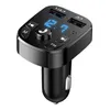 USB chargerfmトランスミッターBluetoothワイヤレスカーキットハンドフリーデュアルUSBカー充電器2.1A MP3音楽TFカードUディスク補助プレーヤー