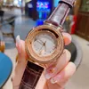 Diamond Women Marka Tasarımcı Moda Lady İzle 35mm Deri Kayış Bilek Swatches için Noel Noel Sevgililer Günü En İyi Kalite